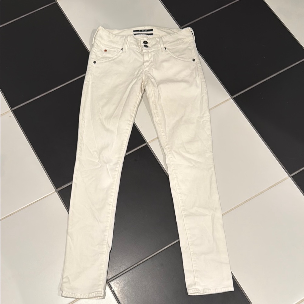 Hudson Jeans White Skinny Jeans